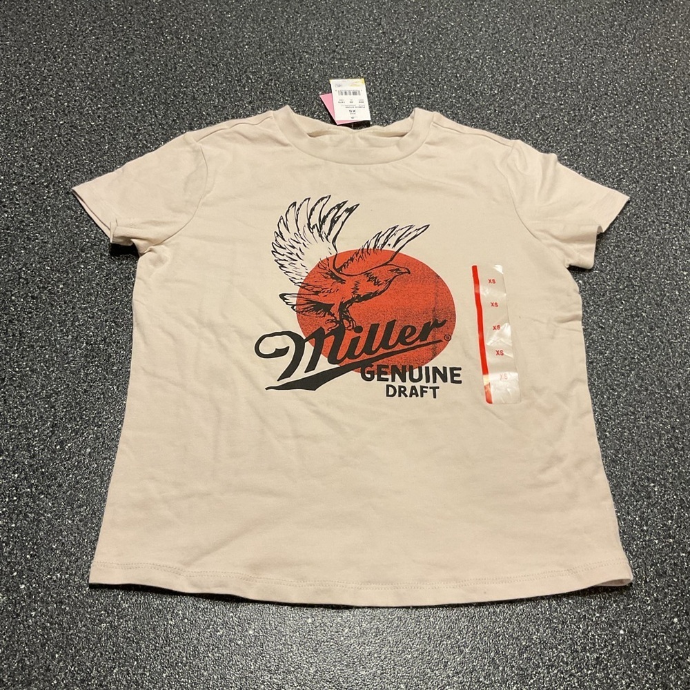 NWT Women’s Miller Eagle Short Sleeve Graphic Tee XS - Picture 2 of 6